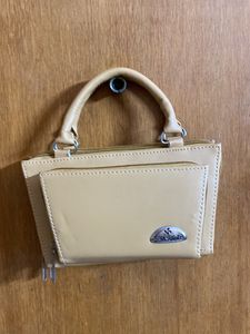 Beige Hand Bag