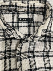 zudio brand Men  Classic Checkered Short Sleeve