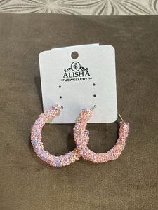 Sparkly Hoop Earrings
