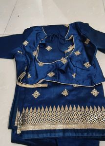 Embroidery Light Weight Saree With Blause One Time