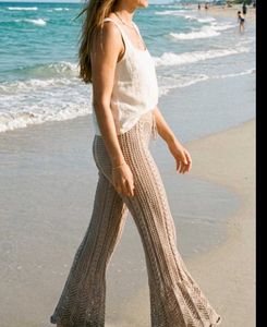 Crocheted Bell Bottom Pants