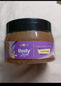 plum vanilla vibes body scrub