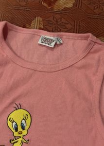 baby pink tank top