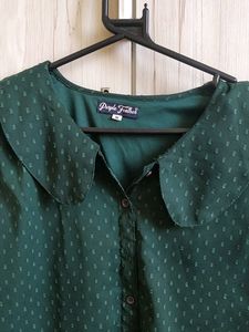 Green Sleeveless Top