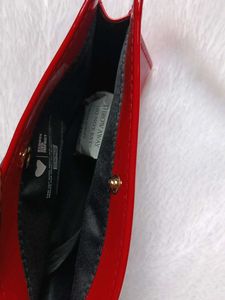 YSL  cherry red sleek clutch 💕♥️