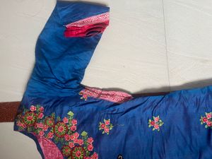 Embroidered hand work gown