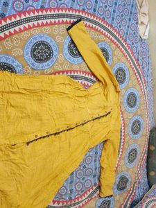 Stylish Mustard Yellow Kurta