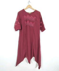 Vismay Maroon Kurti ( Women)