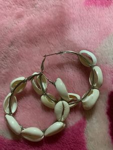 Shell Hoop Earrings
