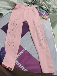Cute Pink Girls Leggings