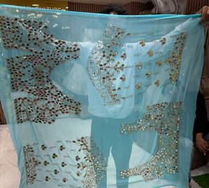 Stunning Blue Mirror Work Lehenga Set