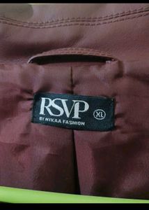 Faux Leather Soft Jacket