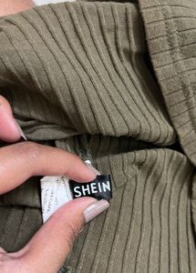 Shein Olive Crop Top