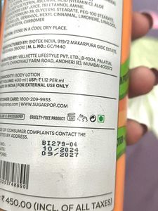 (FREE DELIVERY) Sugar Pop Brightening Lotion SPF