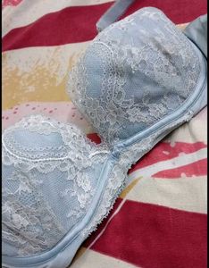 Light Blue Lace Bra