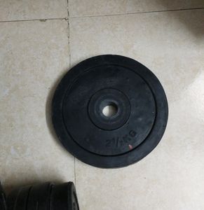 4 Rubber Dumbbell plates