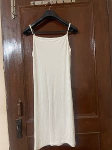 Simple White Slip Dress