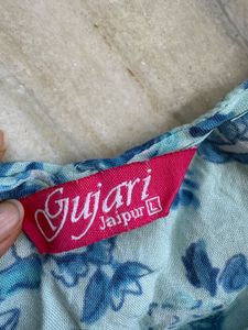 Blue Maternity Kurta