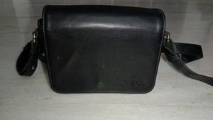 Black Leather Crossbody Bag