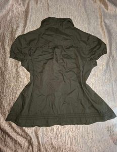 top with ruffle.