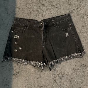 denim shorts