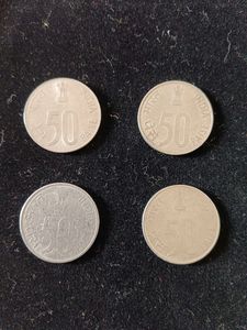 Old 50 Paise Coins For Collection