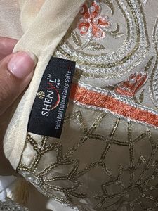 Pakistani dress material with Dupatta