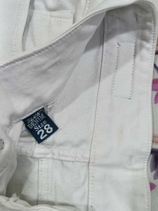 White Distressed Skinny Jeans