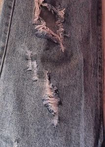 Distressed Blue Denim Jeans