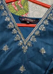 New Teal Kurta Set