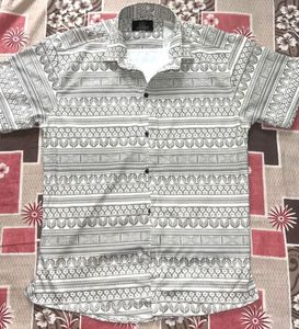 Men's Short Sleeve Printed Shirt