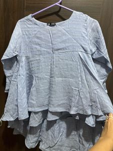 New Light Blue Oofy Designer Top for Ladies
