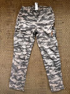 Camo Print Cargo Pants