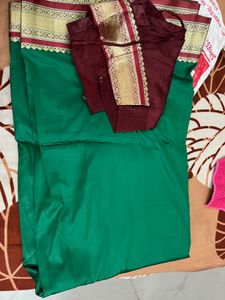 saree green colour