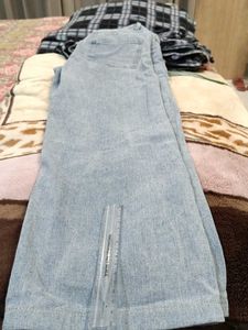 Light Wash Wide Leg Jeans