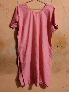Pink Printed Salwar Suit Set