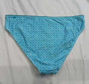 ❤️‍🔥 Teal Geometric Print Bikini Bottom