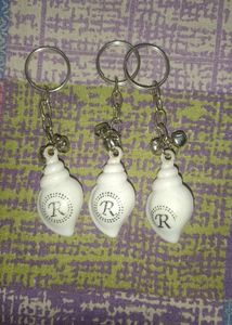 R Letter Small 3 Keychains..