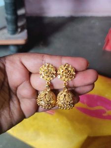 Gold Chain &amp; Earrings Set new se