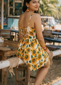 Berrylush Floral Mini Dress