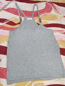 Grey Pinafore Dress - Casual &amp; Chic😻