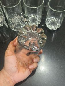 New- Set of 12 🥂 Clear Glass Tumblers