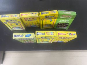 9 Boxes Of 10 Small Multicoloured Candles in Each