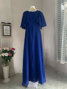 Royal Blue Embellished Gown