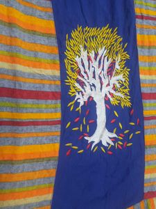Vibrant Tree Embroidered Kurta