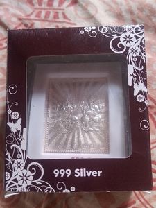 Silver Coated Laxmi And Ganesh Murti