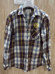 Spykar Men's Plaid Long Sleeve Shirt