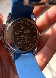 Stylish Blue Sports Watch For Men ⌚ (Rubber Strap)