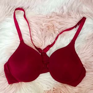 Beautiful Red Front Clasp Bra