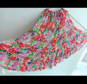 Boho Floral Tiered Maxi Dress
